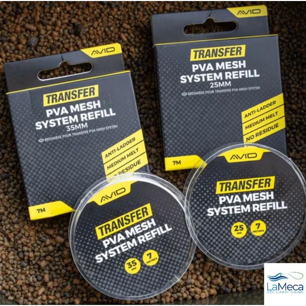 RECAMBIO DE MALLA DE PVA AVID CARP 35 mm