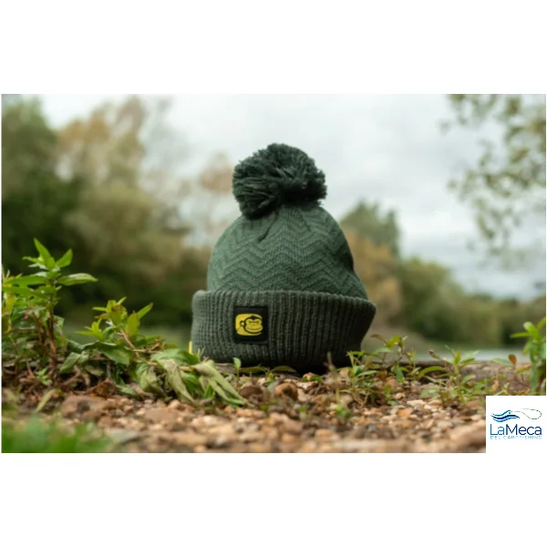 RIDGEMONKEY APEAREL THERMAPRO WATERPROOF BOBBLE HAT GREEN