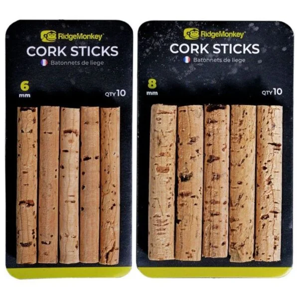 RidgeMonkey Combi Bait Drill Spare Cork Sticks 6mm