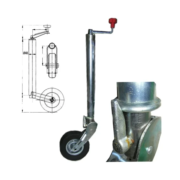 RUEDA JOCKEY 60 ESCAMOTEABLE