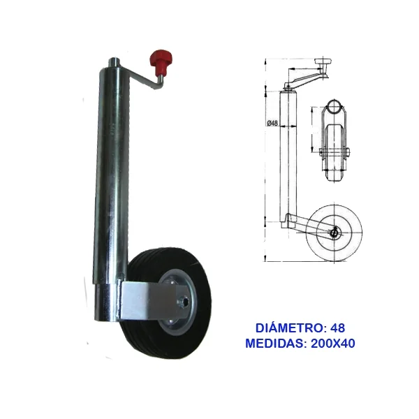 RUEDA JOKEY D-48