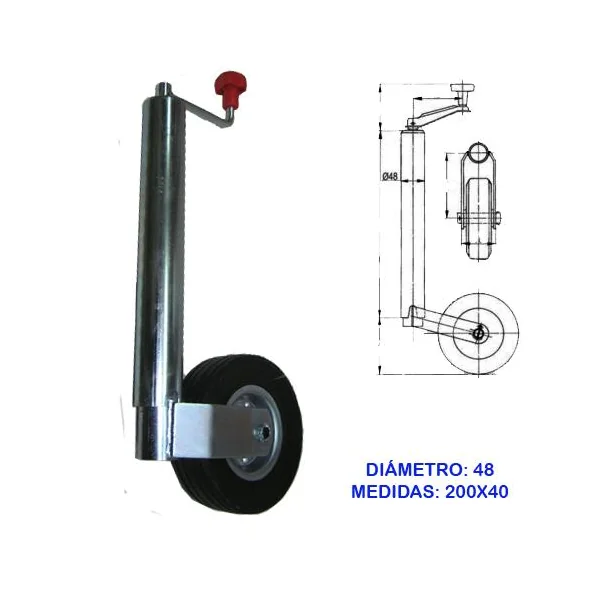RUEDA JOKEY D-48 - Imagen 2