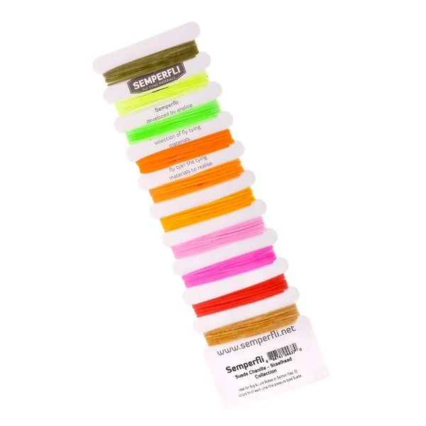 Semperfli Suede Chenille Mixed Pack Colección Steelhead