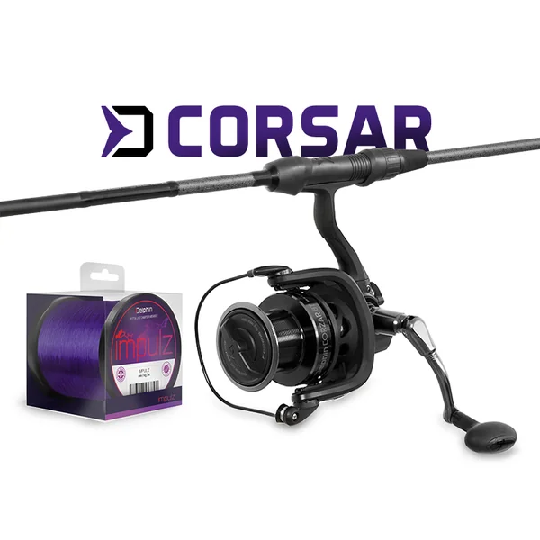Set de carpfishing Delphin CorsaBLACK NERO