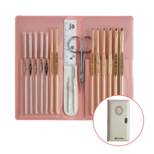 Set de Ganchillos Tulip con Estuche