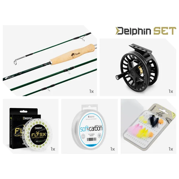Set de pesca a mosca Delphin ReadyFLY