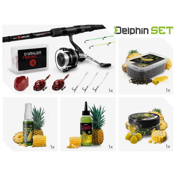 Set de pesca feeder Delphin ReadyFEED