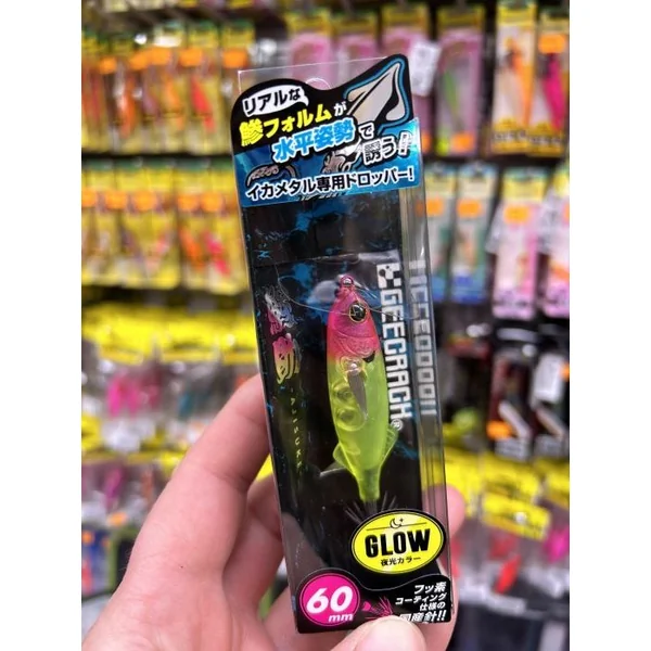 Señuelo GEECRACK AJISUKE 60 mm PINK CHART " CALAMAR/ EGING"