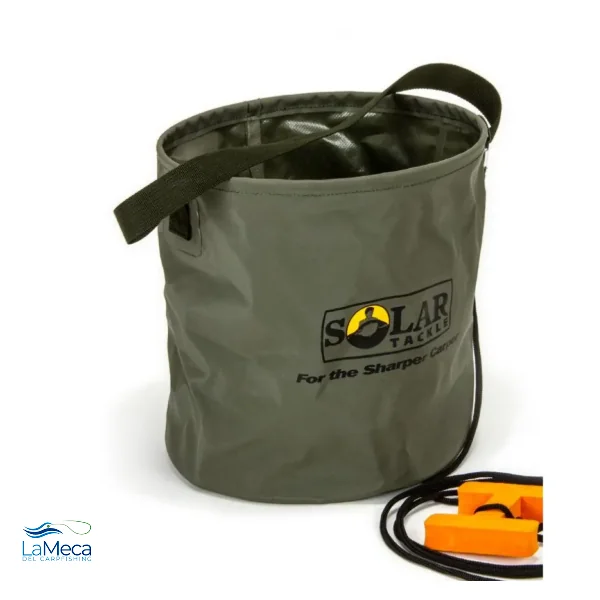 SOLAR TACKLE CUBO PLEGABLE 10L-INCLUYE CUERDA Y CLIP