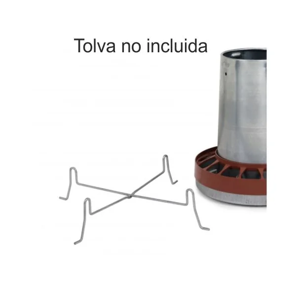 SOPORTE TOLVA CHAPA AVES 5/10 Kg.