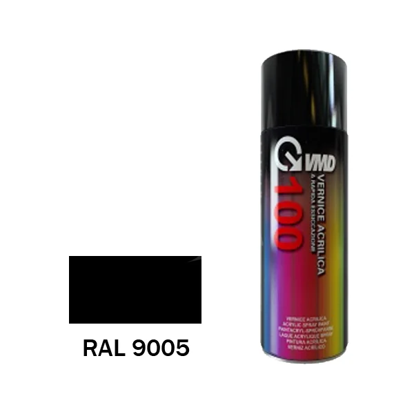 SPRAY NEGRO MATE RAL 9005