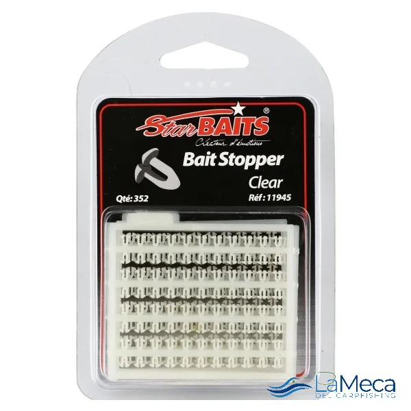 STARBAITS BAIT STOPPERS CAPS CLEAR 352UNDS
