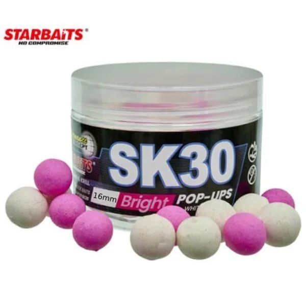 Starbaits SK30 Bright Rosa/Blanco 16mm 50gr