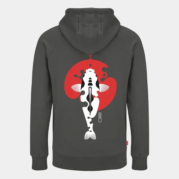 Sudadera con capucha - Rising Sun - Gris