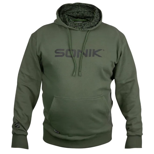 Sudadera con capucha verde