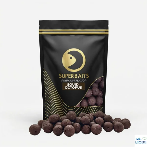 SUPERBAITS BOILIES SQUID OCTOPUS 20 mm 800GR