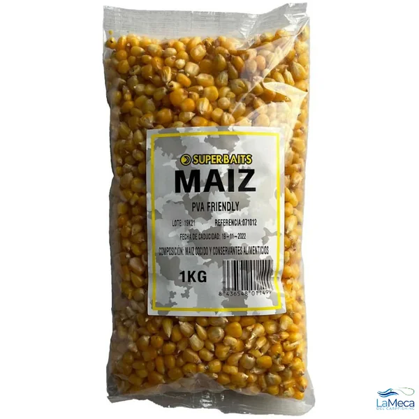 SUPERBAITS MAIZ COCIDO 1kg