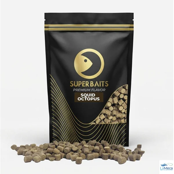 SUPERBAITS PELLETS SQUID OCTOPUS 8mm