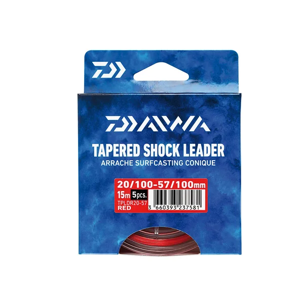 Surf Tapered Shock Leader Red Daiwa 15x5