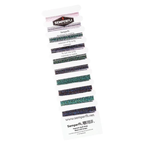 Tarjeta Semperfli Peacock Quill Subs Multicard