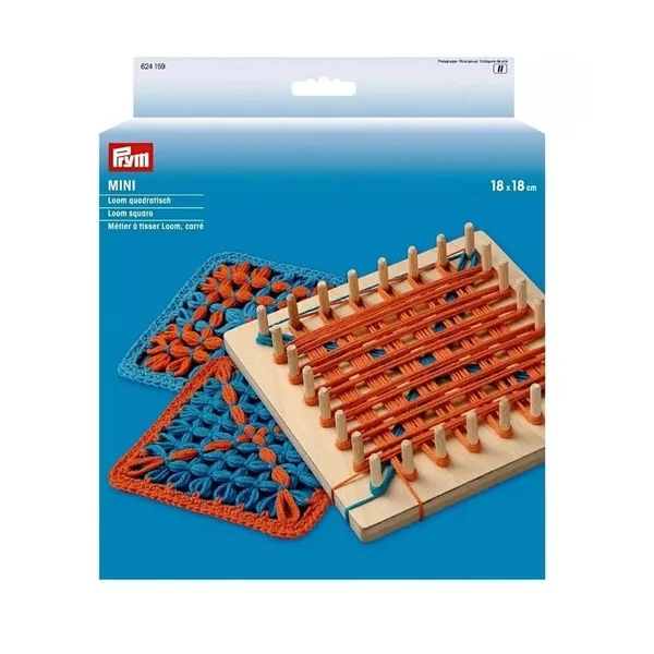 Telar compacto cuadrado de madera Prym 624159