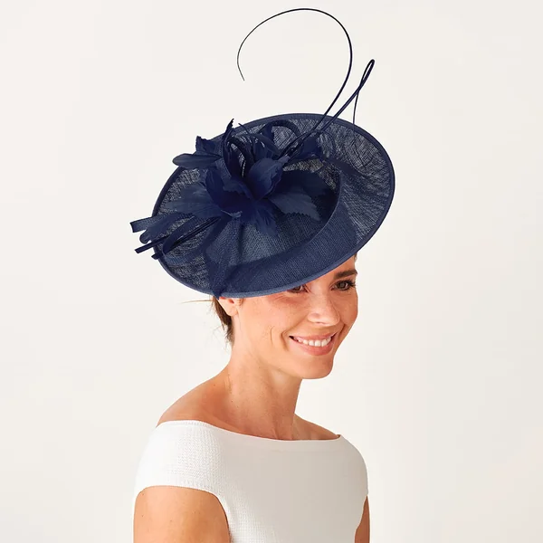 Tocado Constance de Failsworth - Azul Marino