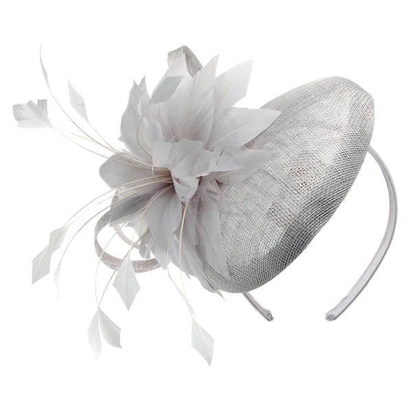Tocado Mandy de Jane Anne Designs - Marfil-Plata