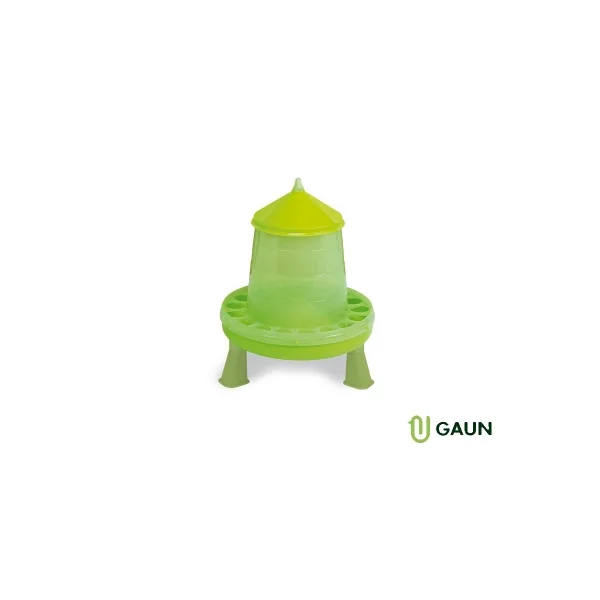TOLVA PLASTICO AVES 4 KG CON PATAS. PISTACHO