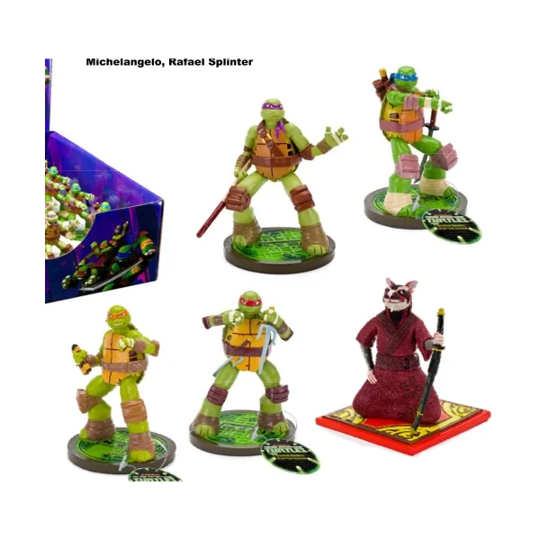 TORTUGAS NINJA 9,5 cm. ***