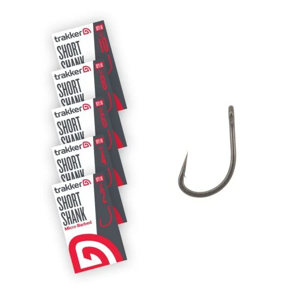 Trakker Short Shank Hooks (Micro Barbed) - Size 8