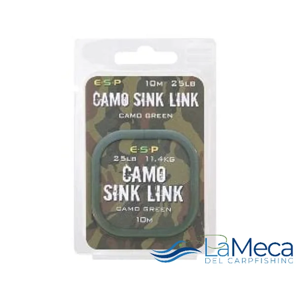 TRENZADO ESP CAMO SINK LINK VERDE 25 lb / 10 m