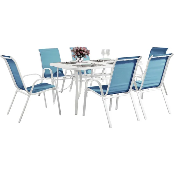 Tuinset textileen "Cordoba" - Phoenix - Blauw