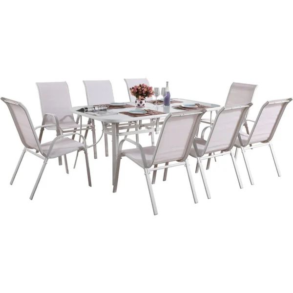 Tuinset textileen "Cordoba XL 180"- Phoenix - Ecru