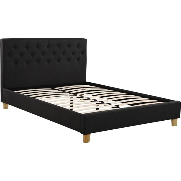Tweepersoonsbed bed bedframe "Emmy" - 140 x 190 cm - Grijs
