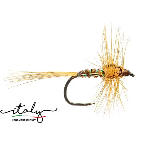 UV Green Ribbed Classic Predator mosca seca