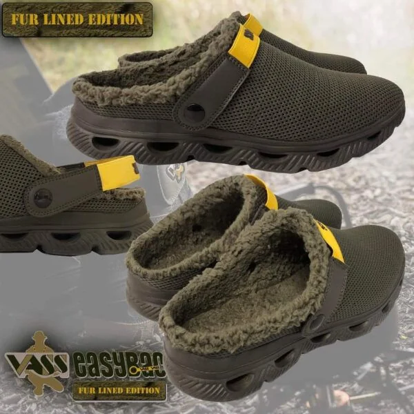 VASS Zuecos Forrados Khaki T-41