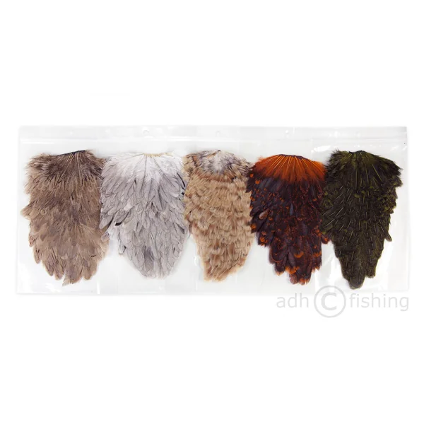 Wapsi Soft Hackle Gallina Saddle Patch - Imagen 3