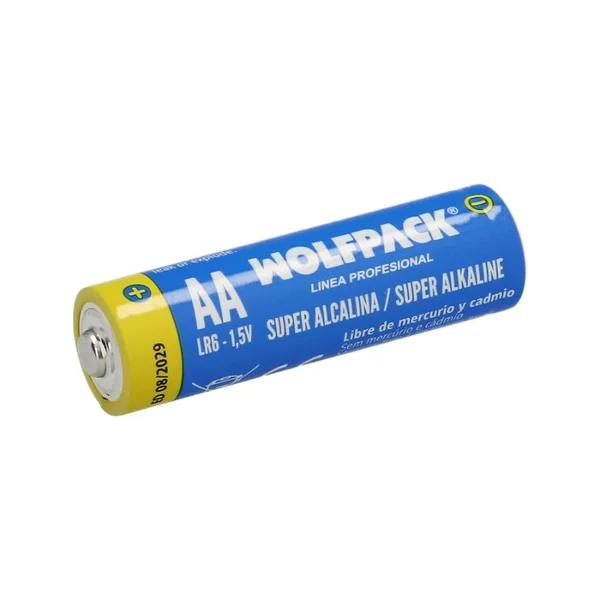 WOLFPACK PILAS AA ALCALINA LR6 1,5V - La Nave del Pescador