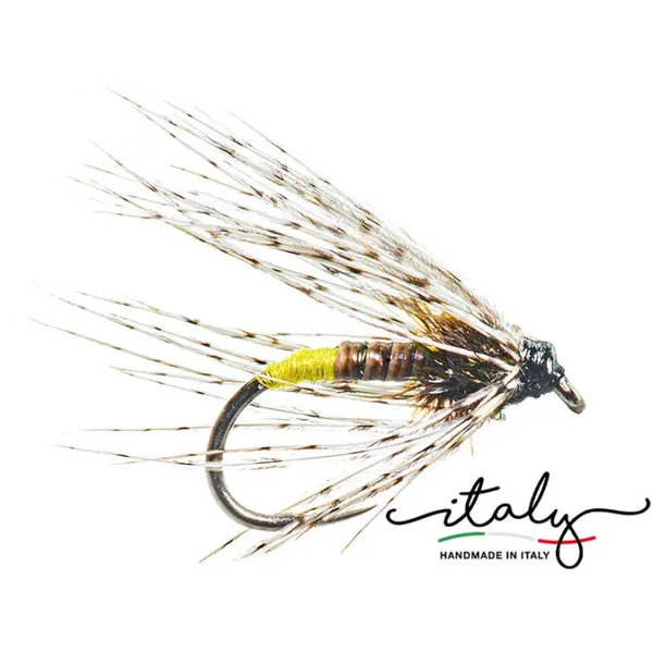 Yellow Tag In Darkness mosca agohada