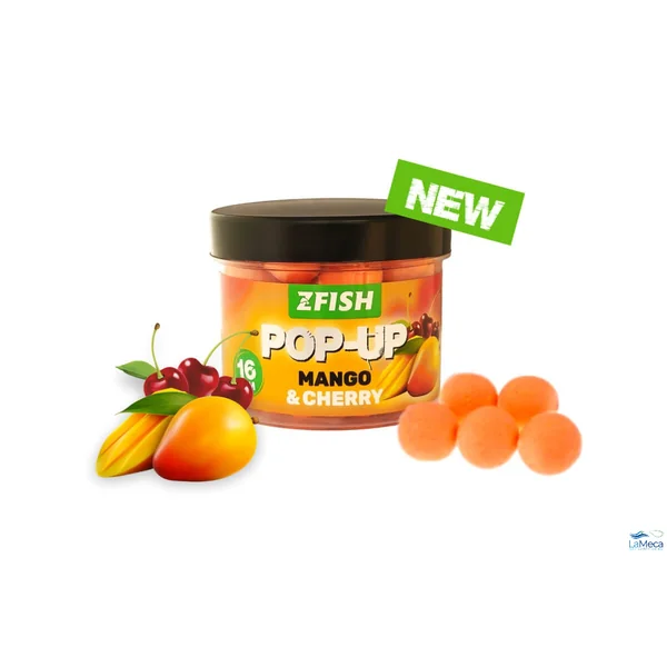 ZFISH FLOATING BOILIES POP UP 16MM - 60g MANGO CHERRY