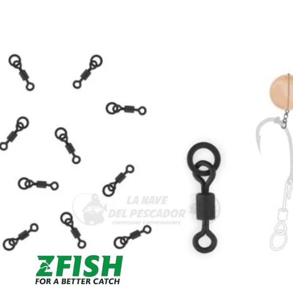 ZFISH MICRO SWIVEL RING 10PC ZF-8972 - La Nave del Pescador