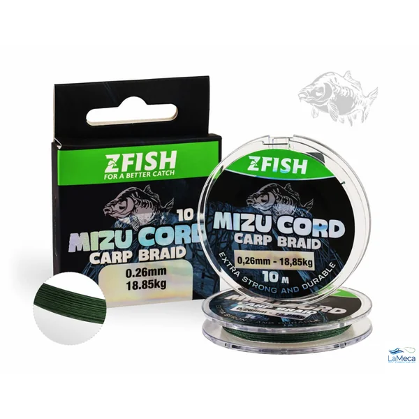 ZFISH MIZUCORD CARP BRAID LINE 10m