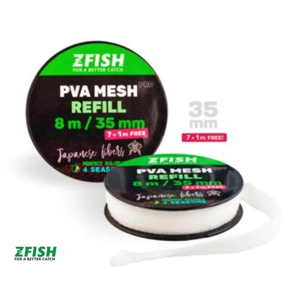 ZFISH PVA MESH REFILL PRO 8M 35MM - La Nave del Pescador