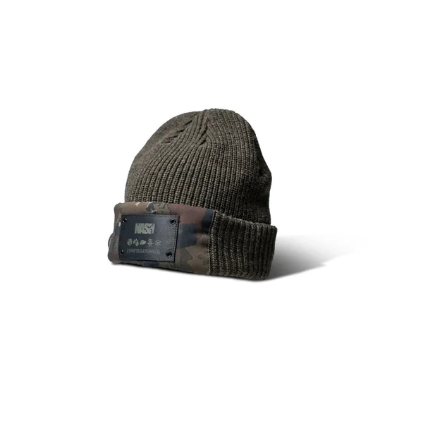ZT - Gorro de Lana con Panel Camuflaje